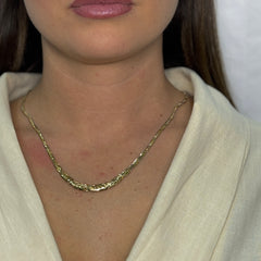 Collana groumette degradè oro