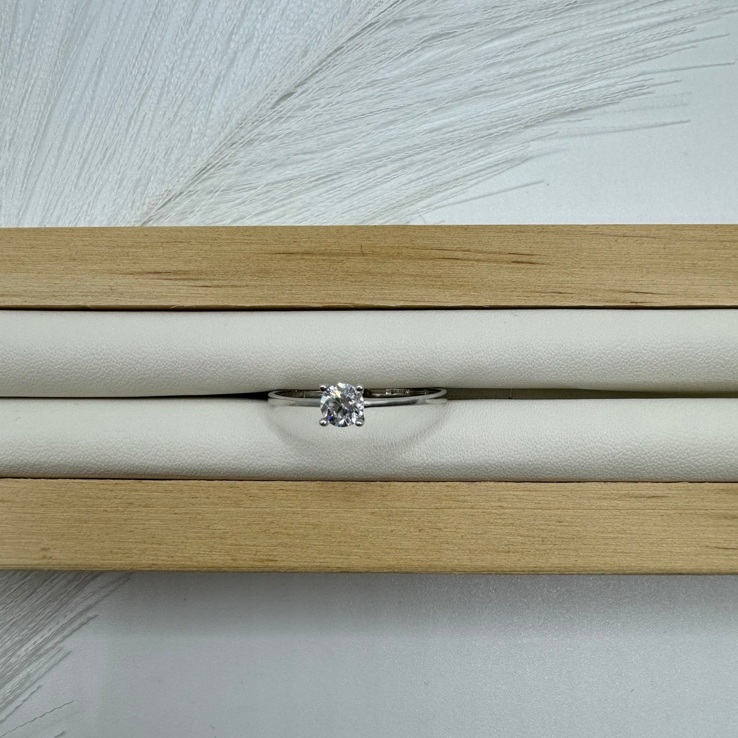 Anello Solitario oro