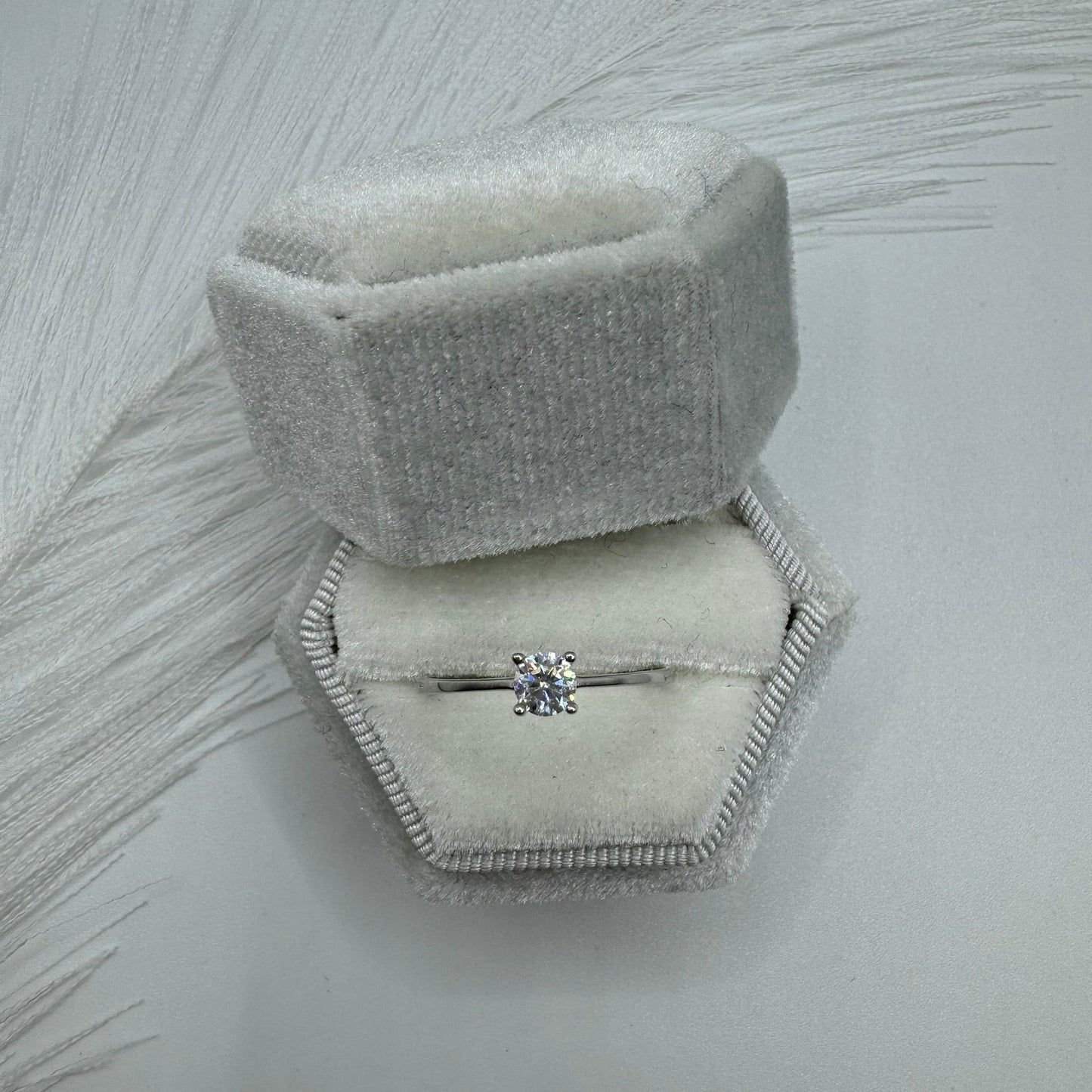 Anello Solitario oro