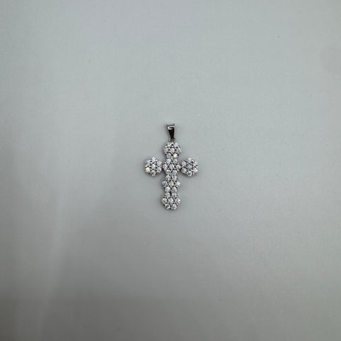 Pendente croce Magic con zirconi oro