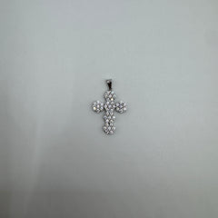 Pendente croce Magic con zirconi oro