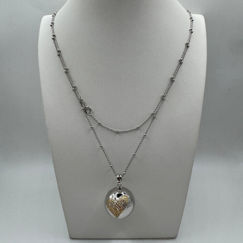 collana con chiama angelo Argento 925