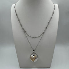collana con chiama angelo Argento 925