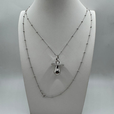 collana con chiama angelo Argento 925