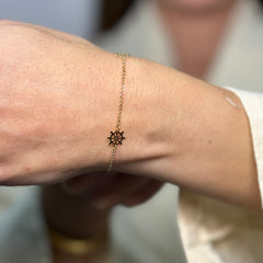 Bracciale catena timone oro