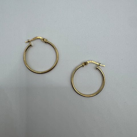 Orecchini cerchio tubolare Argento 925