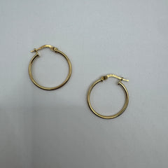 Orecchini cerchio tubolare Argento 925