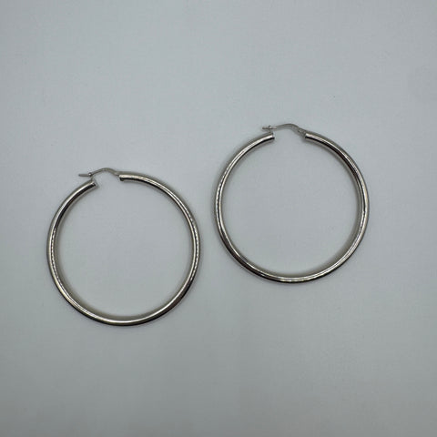 Orecchini cerchio tubolare Argento 925