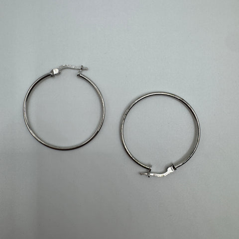 Orecchini cerchio tubolare Argento 925