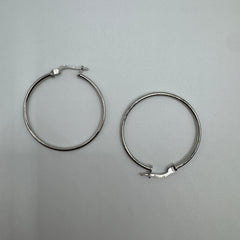 Orecchini cerchio tubolare Argento 925