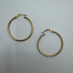 Orecchini cerchio tubolare Argento 925