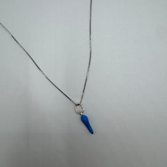 collana con corno Argento 925