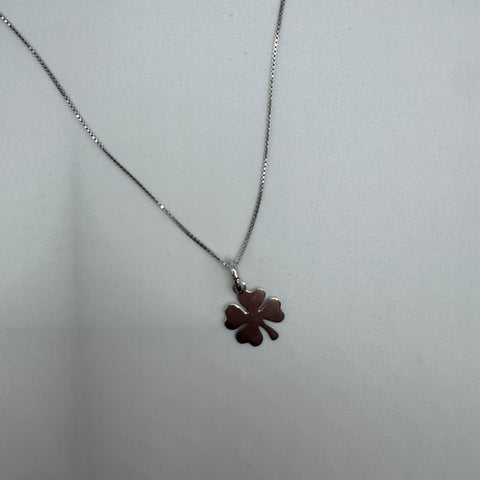 collana con quadrifoglio Argento 925