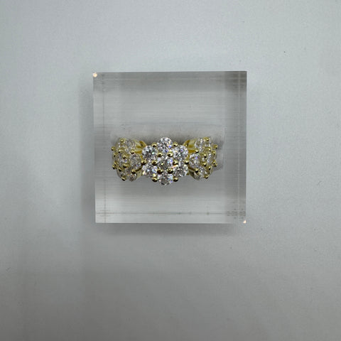 Anello trilogy fiore Magic con zirconi argento 925