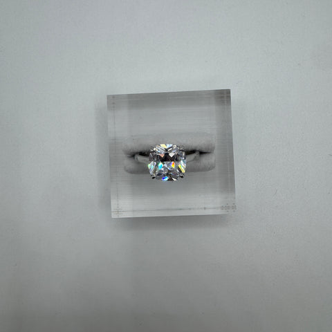 Anello Solitario con zirconi argento 925