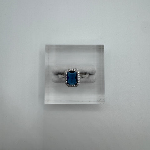 Anello Solitario Kate con zirconi argento 925