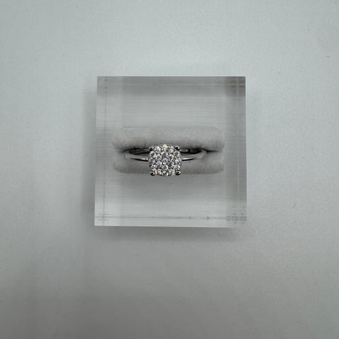 Anello Solitario Magic con zirconi argento 925