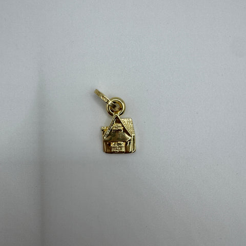 Pendente casa bombè oro