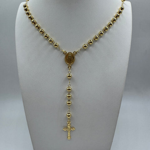 collana rosario sfere Argento