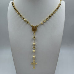 collana rosario sfere Argento