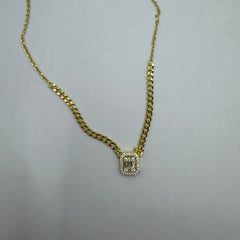 collana groumette Kate con zirconi Argento 925