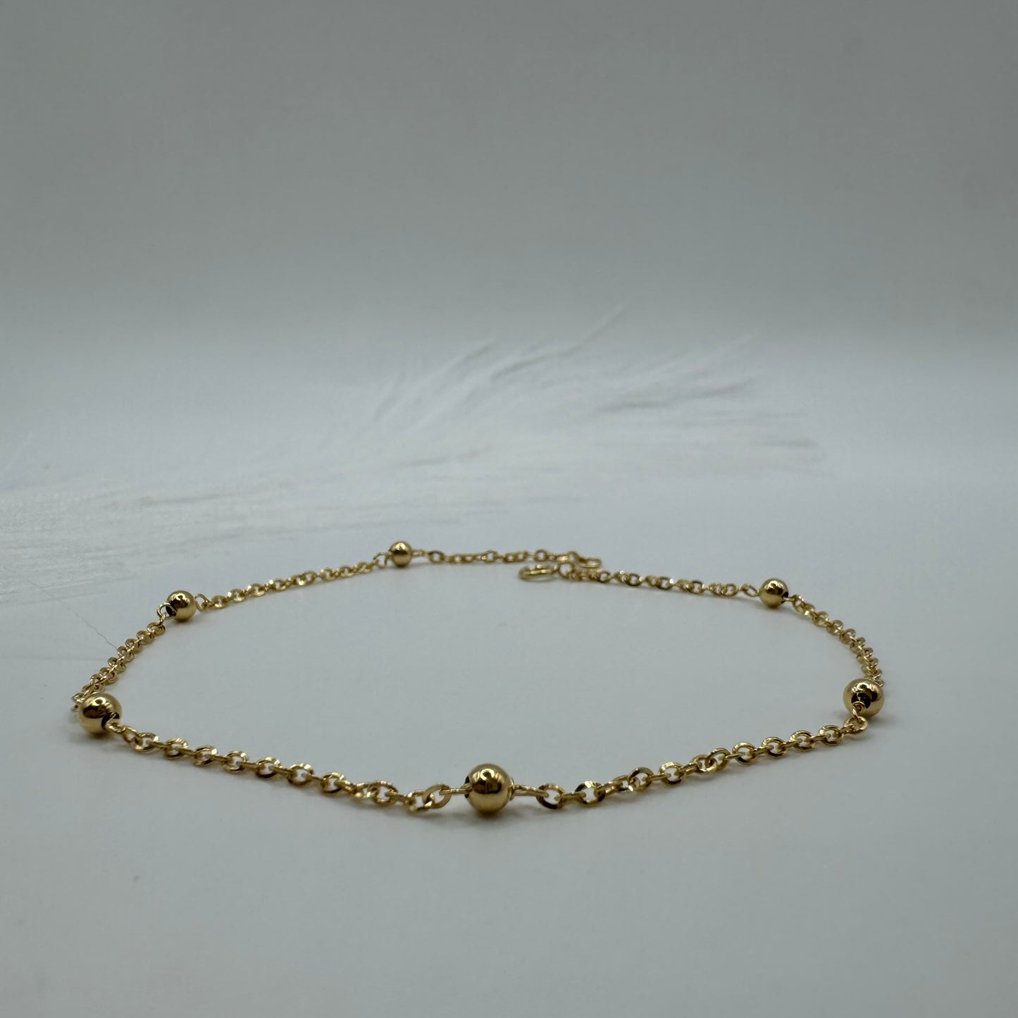 Bracciale rollò con sfere oro