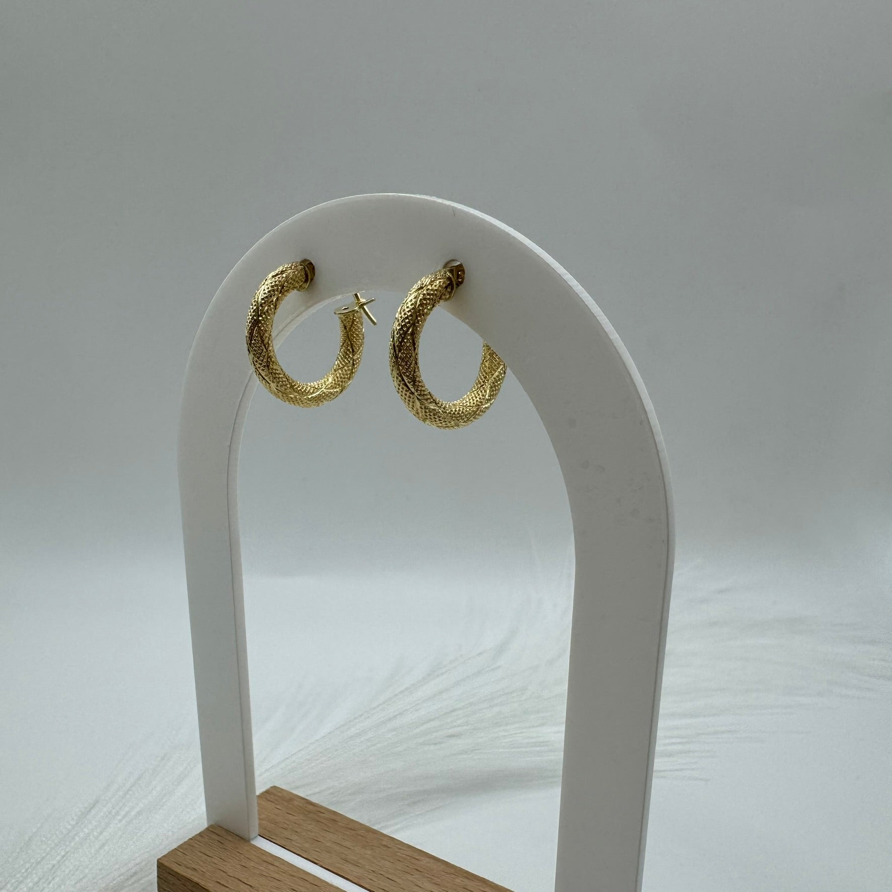 Orecchini A Cerillo Placcato Oro 18k – Tata Gisèle, Diametri Da 50 A 80 Mm, Confezione Regalo In Velluto