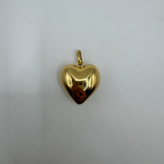 Pendente cuore bombè oro