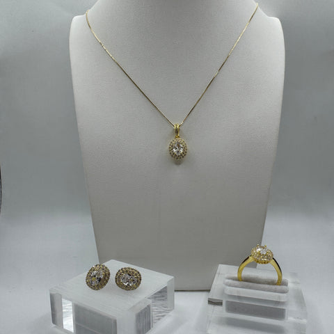 Parure Kate con zirconi Argento 925