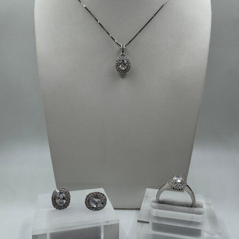 Parure Kate con zirconi Argento 925