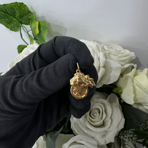 Pendente dea bendata oro