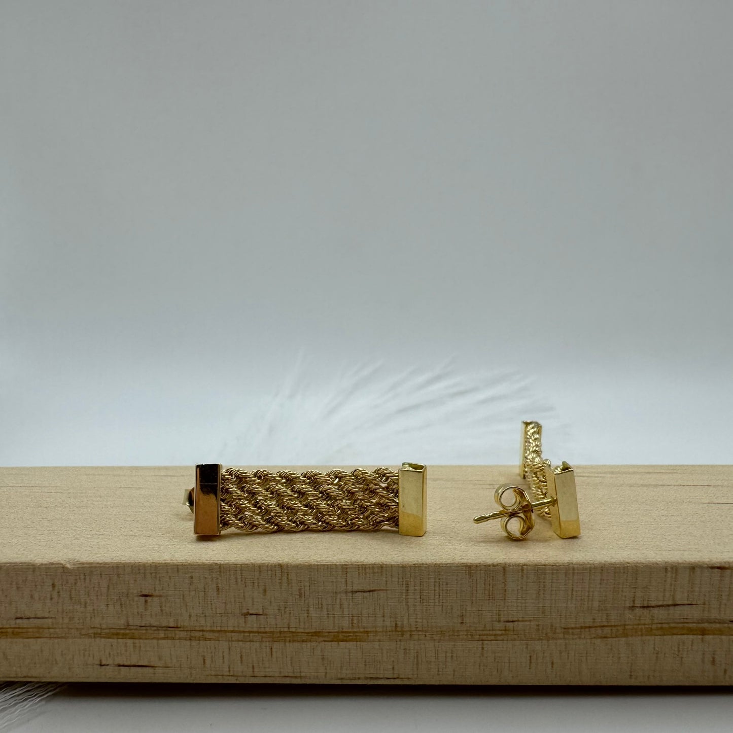 Orecchini pendente multifune 4 oro