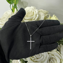 Collana con croce oro