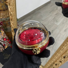 Box Natale con bracciale rollò con sfere oro 18kt