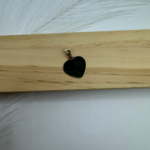 Pendente cuore piastra oro