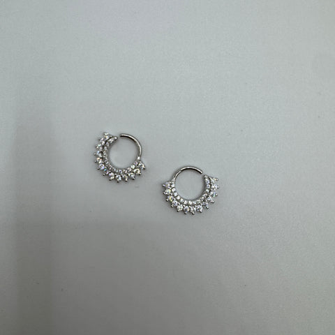 Orecchini Helix con zirconi Argento 925