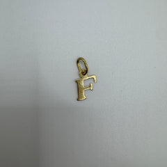Pendente lettera oro