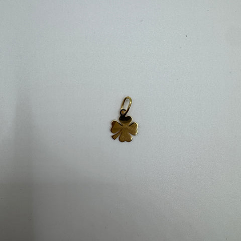 Pendente quadrifoglio oro