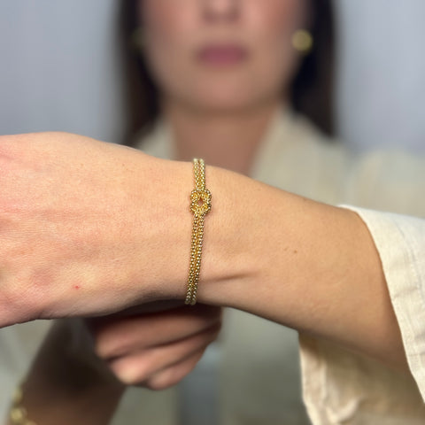 Bracciale nodo oro