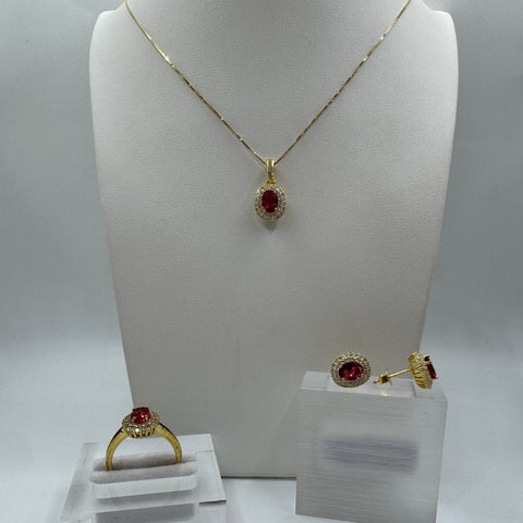 Parure Kate con zirconi Argento 925