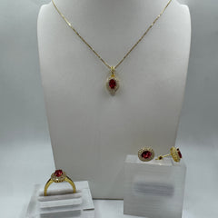 Parure Kate con zirconi Argento 925