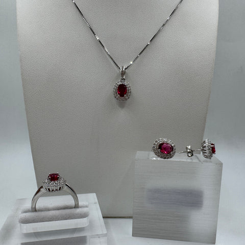 Parure Kate con zirconi Argento 925