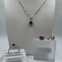 Parure Kate con zirconi Argento 925