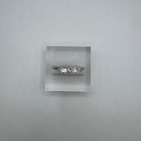 Anello trilogy con zirconi argento 925