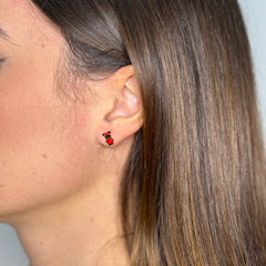 orecchini orsetto mucca oro