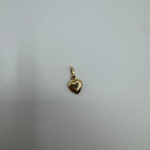 Pendente cuore bombè oro