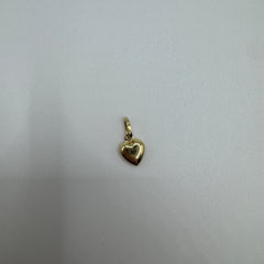 Pendente cuore bombè oro
