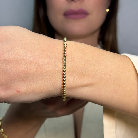 Bracciale sfere oro
