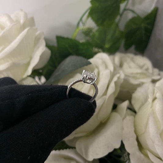 Anello Magic pavè E-F/ IF-VVS oro e diamanti