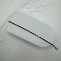 Bracciale tennis argento